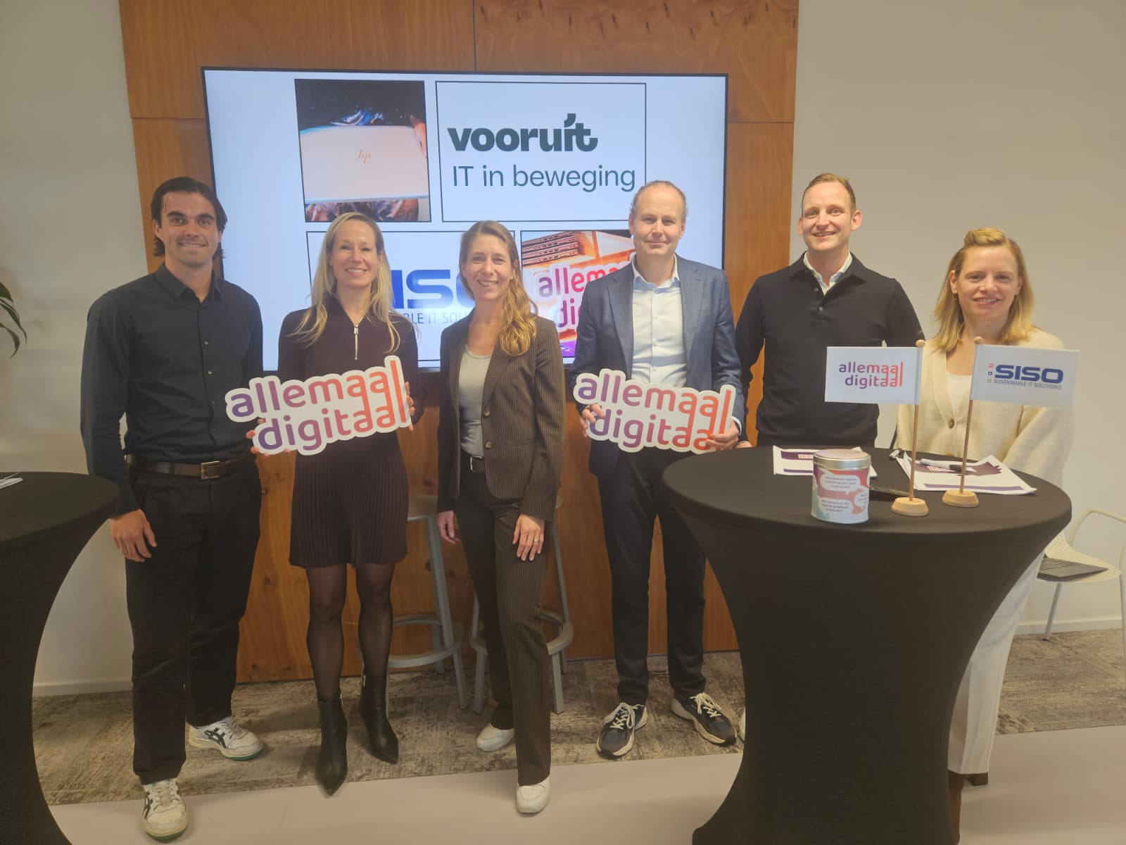 Gunning verwerking Rijksoverheidslaptops: SISO Sustainable IT Services en Vooruit starten gezamenlijke opdracht voor Allemaal Digitaal 